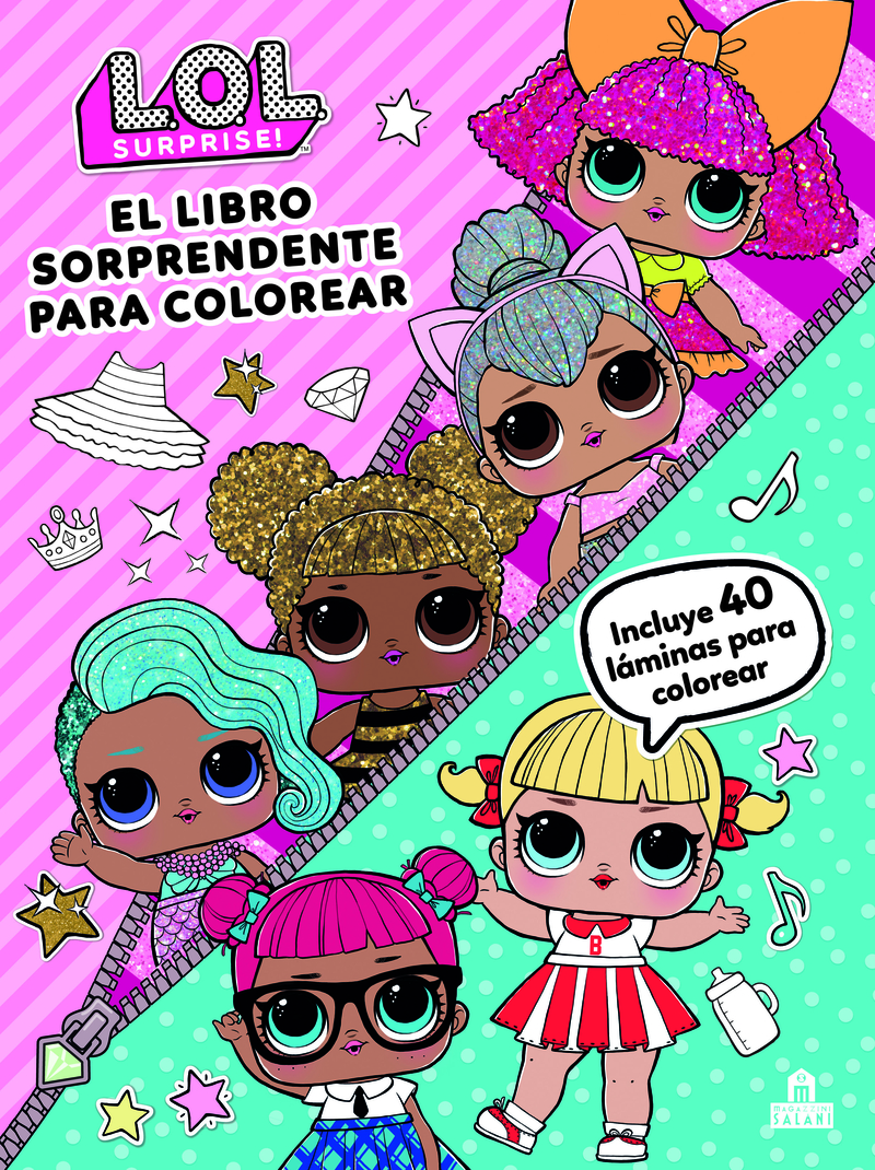 lol surprise! el libro sorprendente para colorear