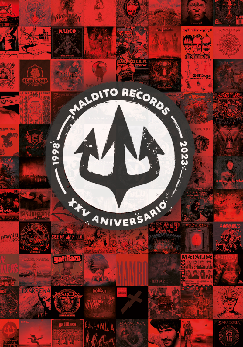 25 aos de Maldito Records, 1989-2023: portada