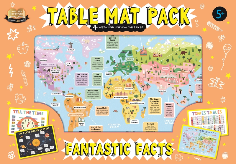 Table Mat Pack: Fantastic Facts: portada