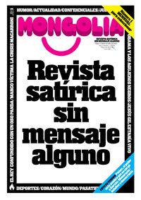 REVISTA MONGOLIA 69 SEPTIEMBRE 2018: portada