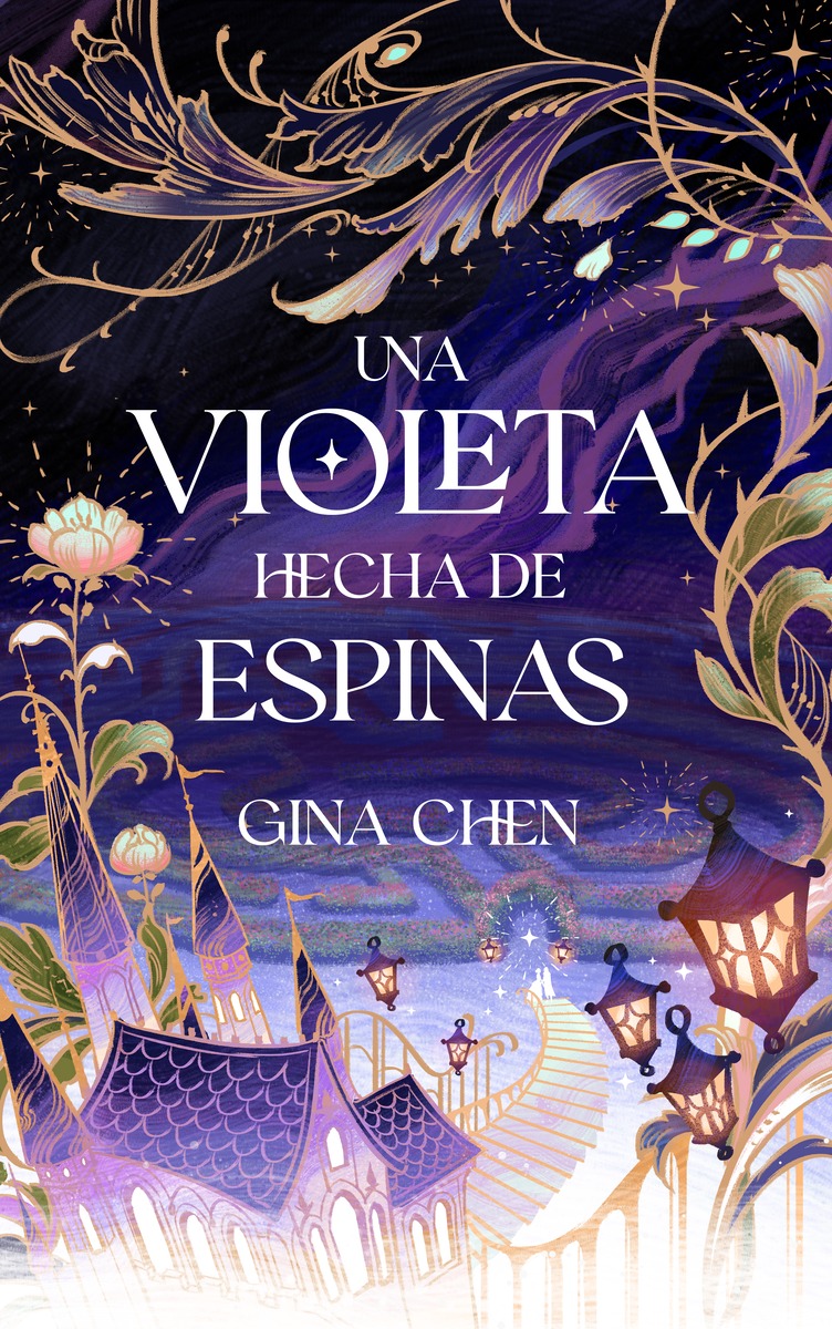 UNA VIOLETA HECHA DE ESPINAS: portada