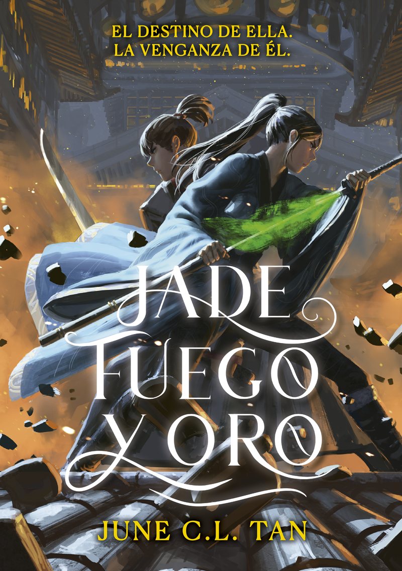 Jade, fuego y oro: portada