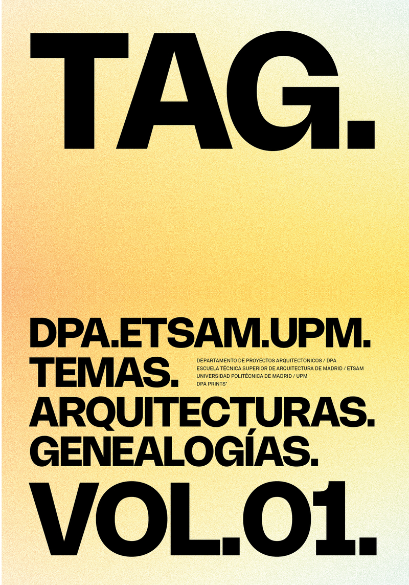 TAG. TEMAS. ARQUITECTURAS. GENEALOGAS. VOL.01: portada