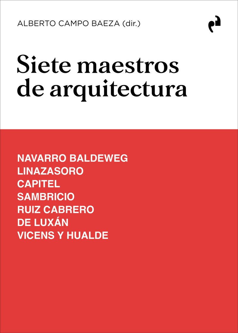 SIETE MAESTROS DE ARQUITECTURA: portada