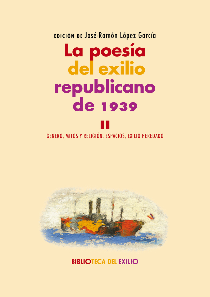 La poesa del exilio republicano de 1939. II: portada