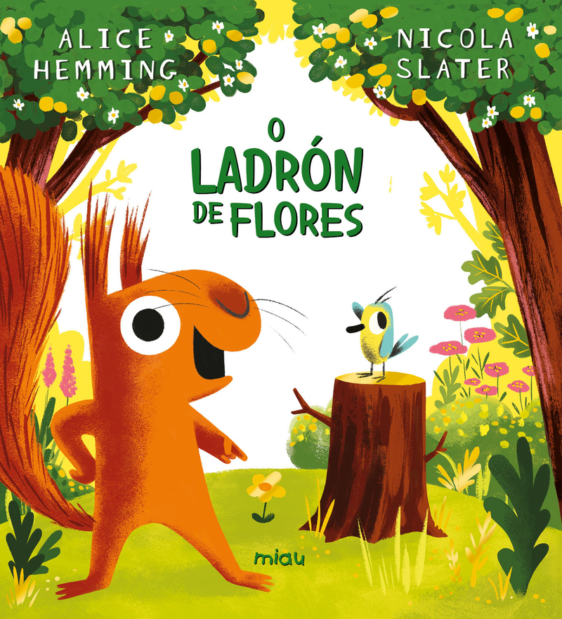 O ladrn de flores: portada