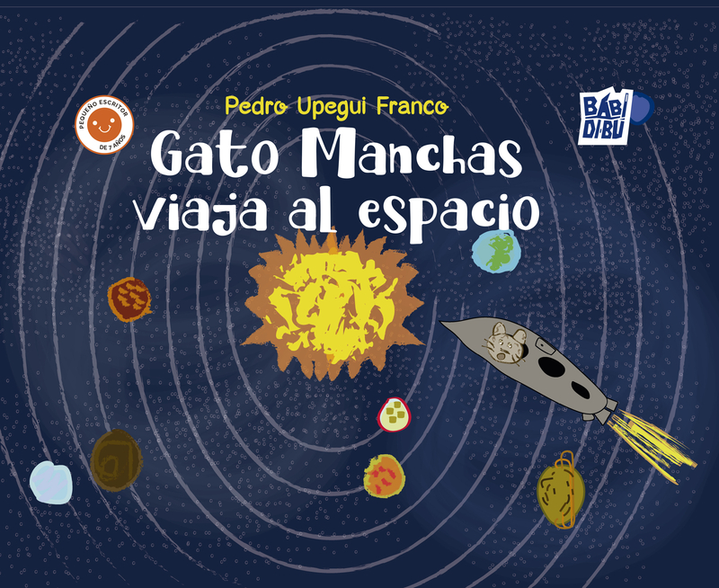 Gato manchas viaja al espacio: portada