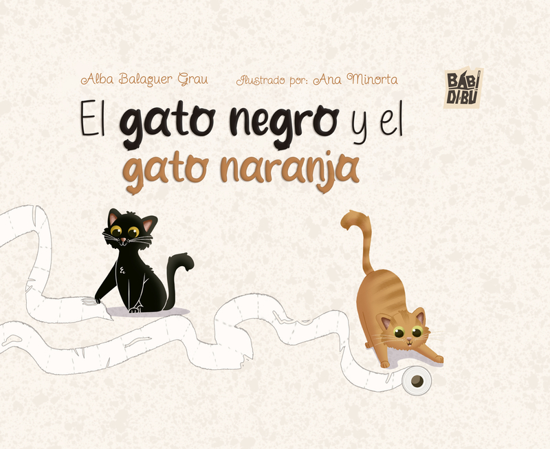 El gato negro y el gato naranja: portada