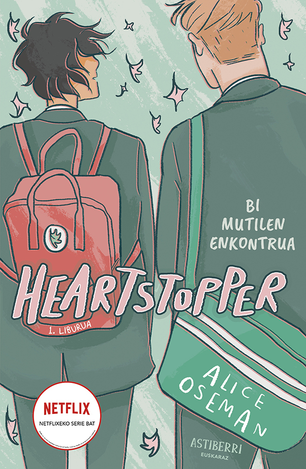 HEARTSTOPPER 1. BI MUTILEN ENKONTRUA (euskeraz): portada