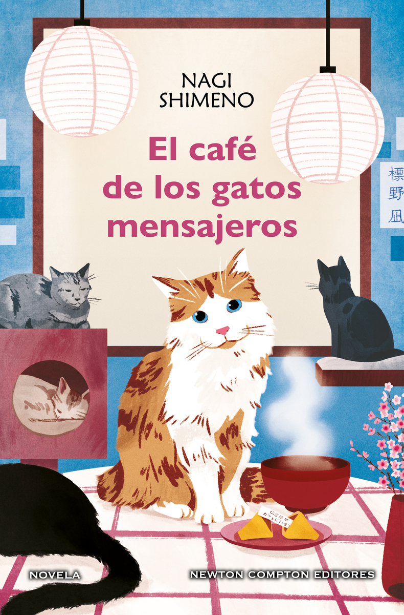 El caf de los gatos mensajeros: portada