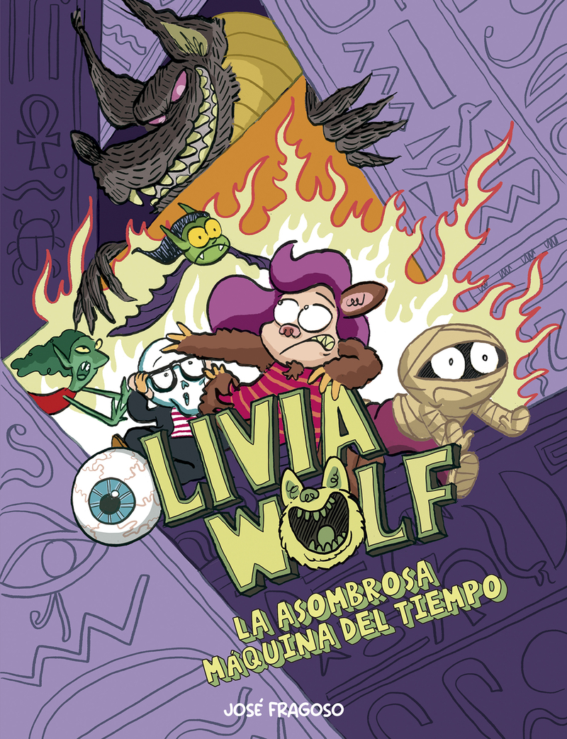 Olivia Wolf. La asombrosa mquina del tiempo: portada