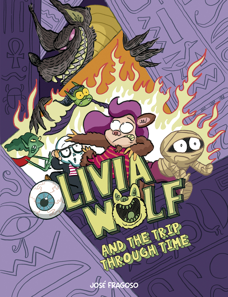 Olivia Wolf and the Trip Through Time: portada