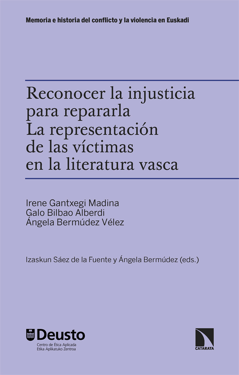 Reconocer la injusticia para repararla: portada