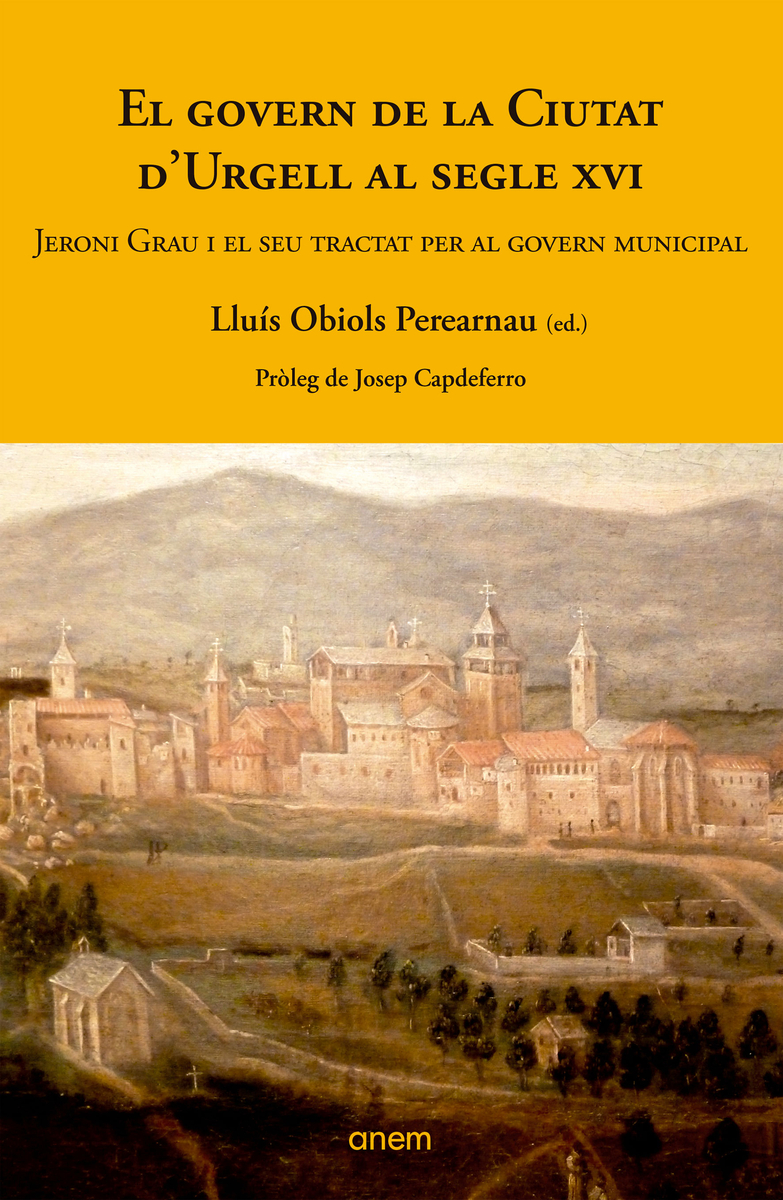 El govern de la ciutat d'Urgell al segle XVI: portada