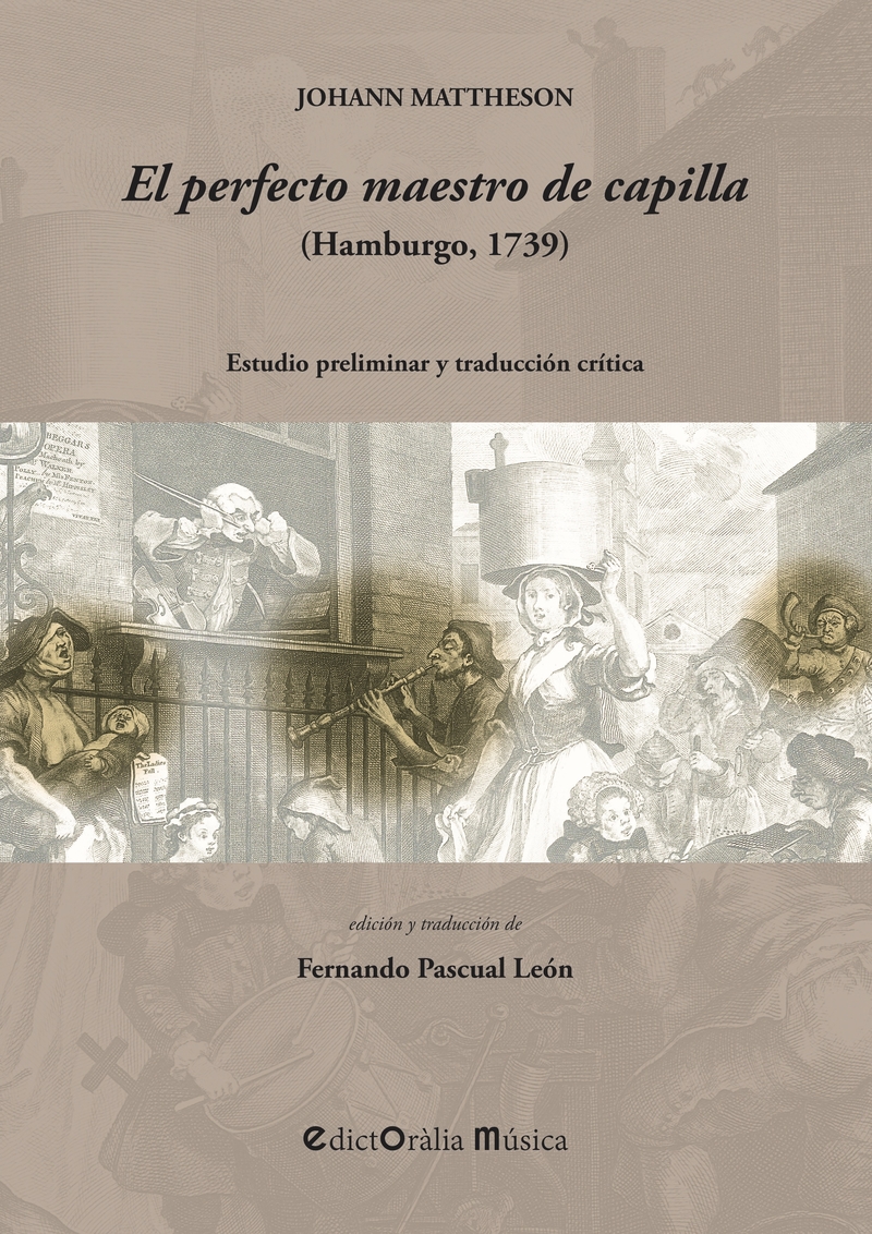 J. Mattheson: EL PERFECTO MAESTRO DE CAPILLA (Hamburgo, 1739: portada