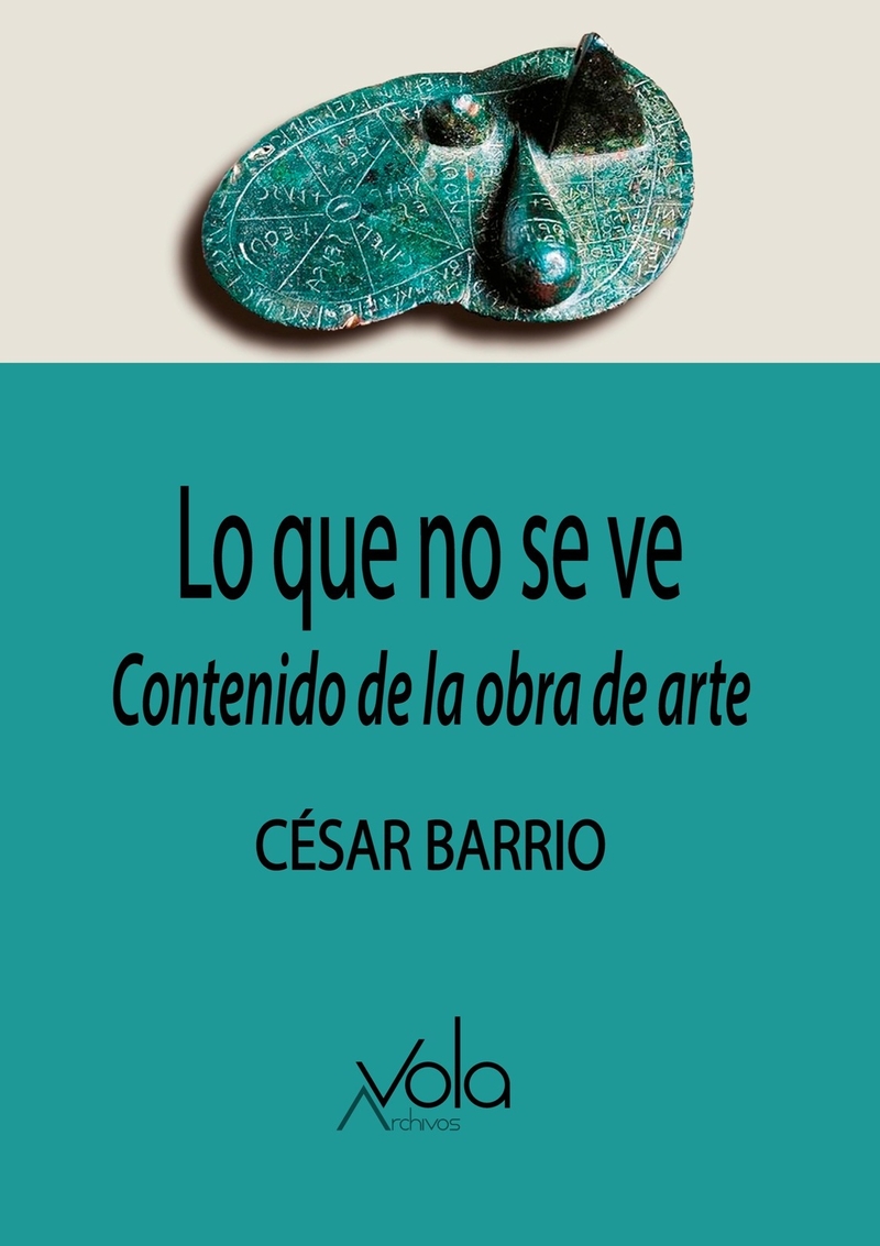 Lo que no se ve: contenido de la obra de arte: portada