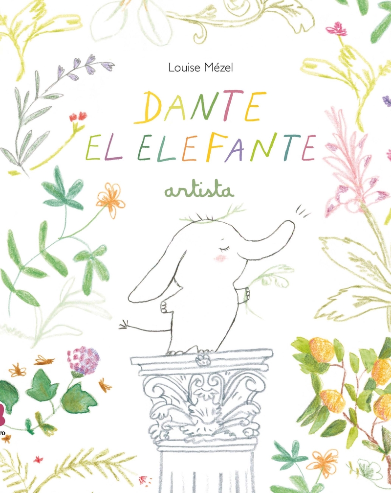 Dante el elefante, artista.: portada