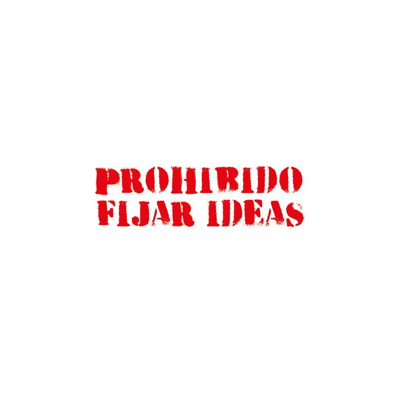 Prohibido fijar ideas: portada