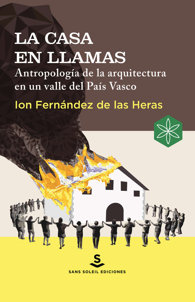 La casa en llamas: portada