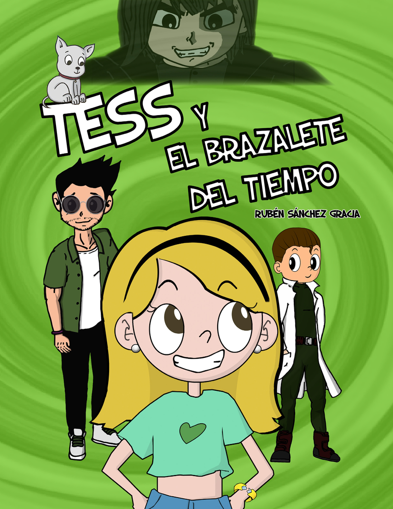 TESS Y EL BRAZALETE DEL TIEMPO: portada