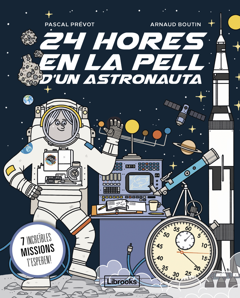 24 HORES EN LA PELL D'UN ASTRONAUTA: portada