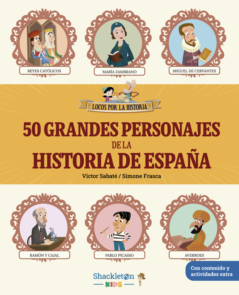 50 GRANDES PERSONAJES DE LA HISTORIA DE ESPAA: portada