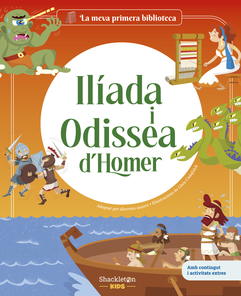 ILADA I ODISSEA D'HOMER: portada