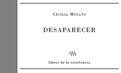 DESAPARECER: portada