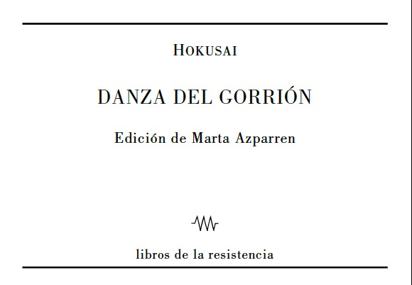 DANZA DEL GORRION: portada