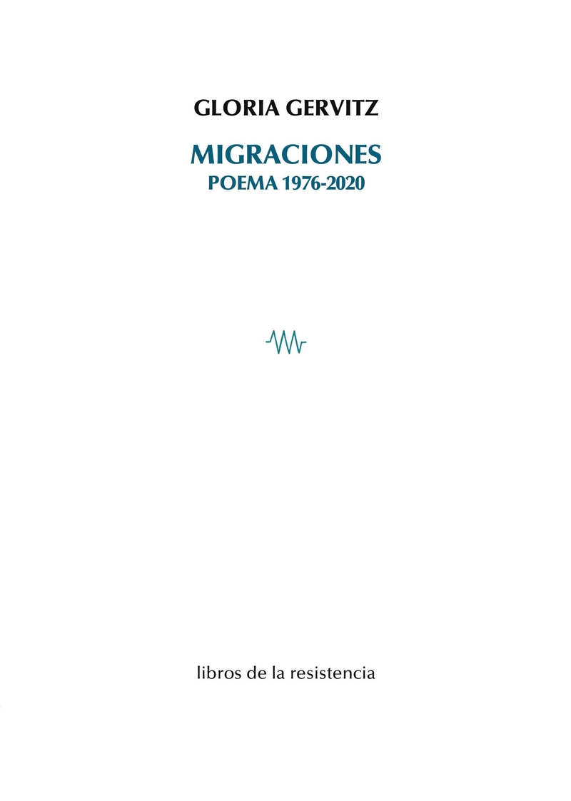 MIGRACIONES. POEMA 1976-2020: portada