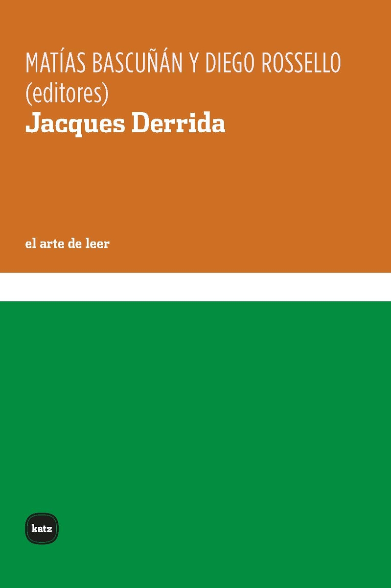 Jacques Derrida: portada