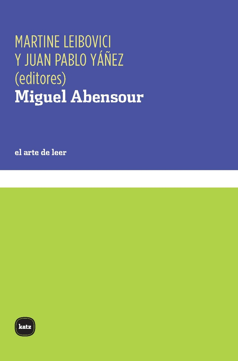 Miguel Abensour: portada