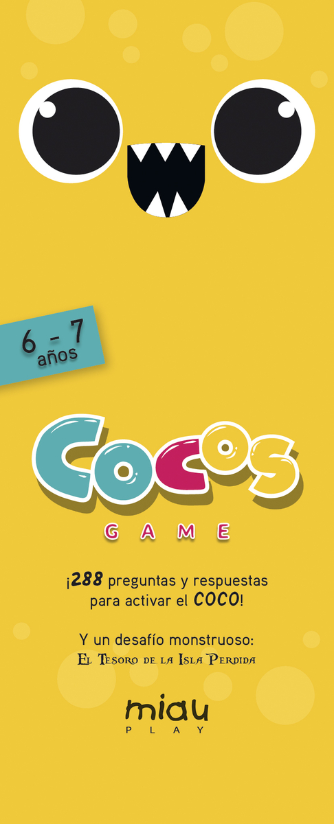 Cocos game 6-7 aos: portada