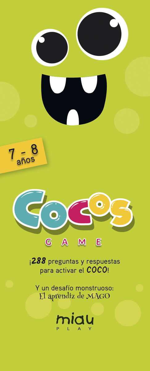 Cocos game 7-8 aos: portada