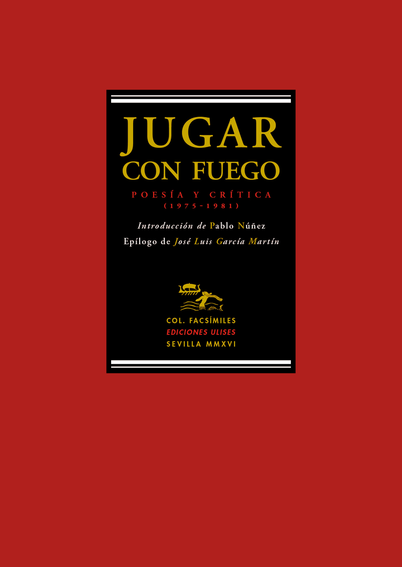 Jugar con fuego: portada