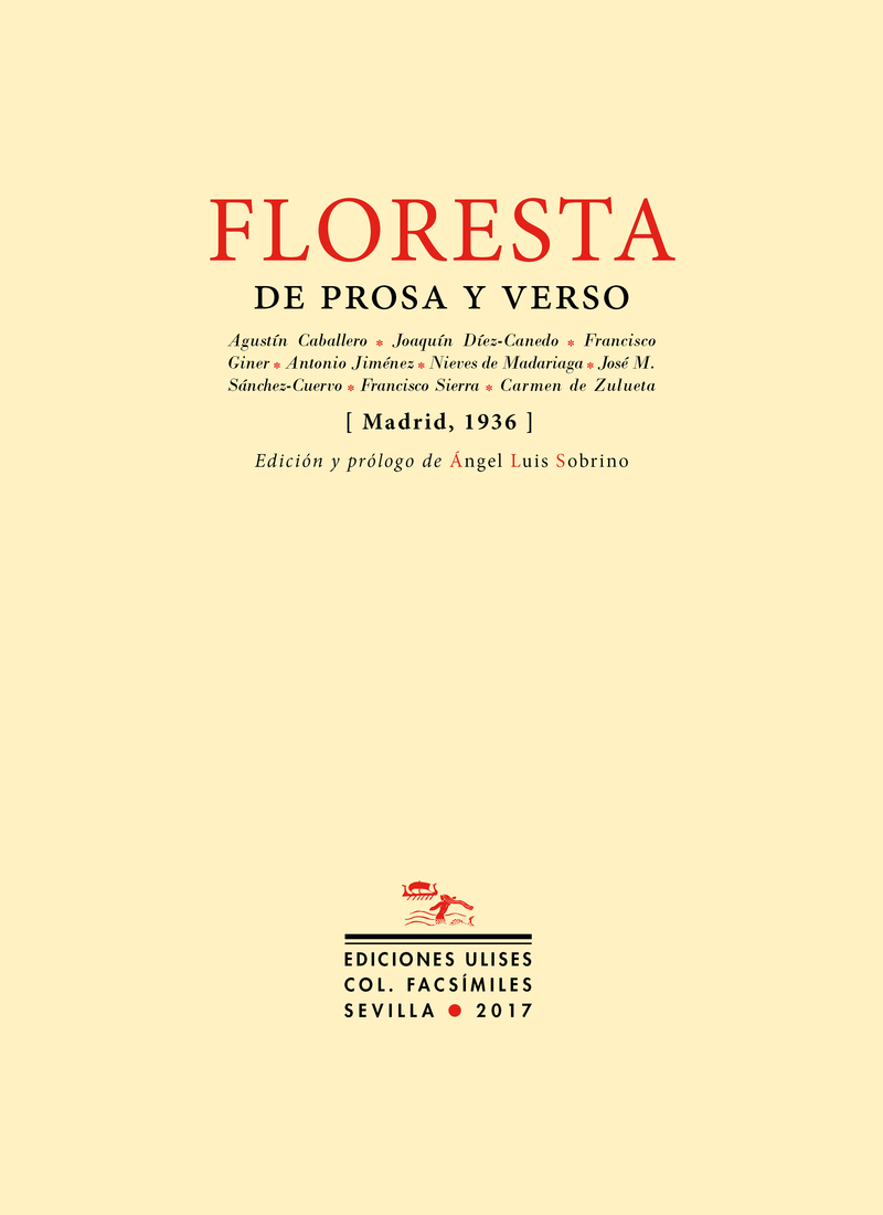 FLORESTA DE PROSA Y VERSO: portada