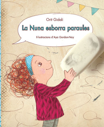 LA NUNA ESBORRA PARAULES: portada