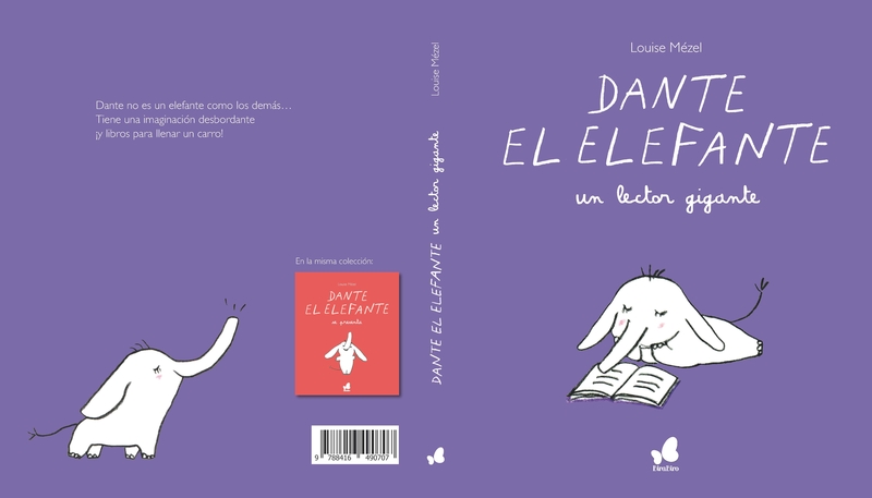 DANTE EL ELEFANTE, UN LECTOR GIGANTE: portada