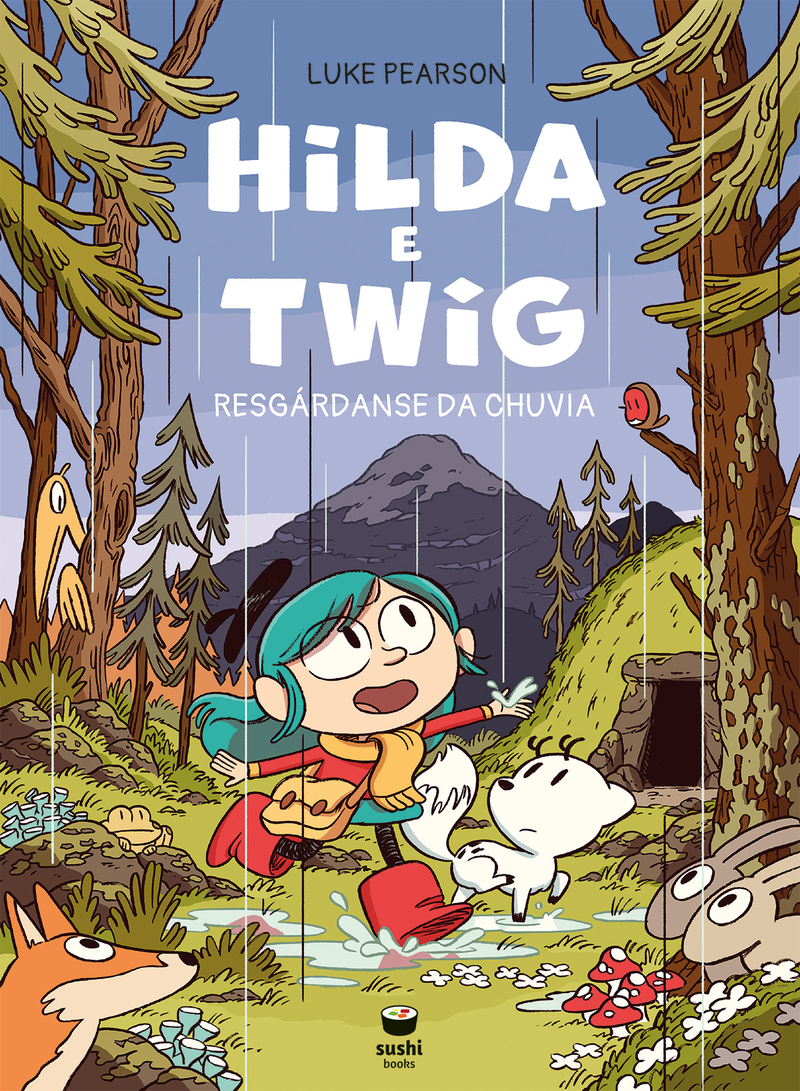 Hilda e Twig resgrdanse da chuvia: portada