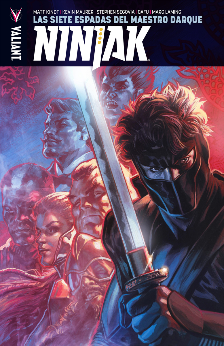 Ninjak 6: Las siete espadas del maestro Darque: portada