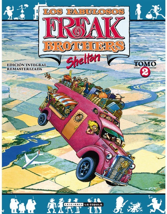 LOS FABULOSOS FREAK BROTHERS 2: portada