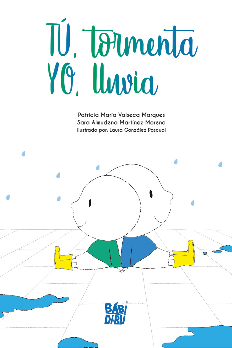 T, tormenta. Yo, lluvia: portada