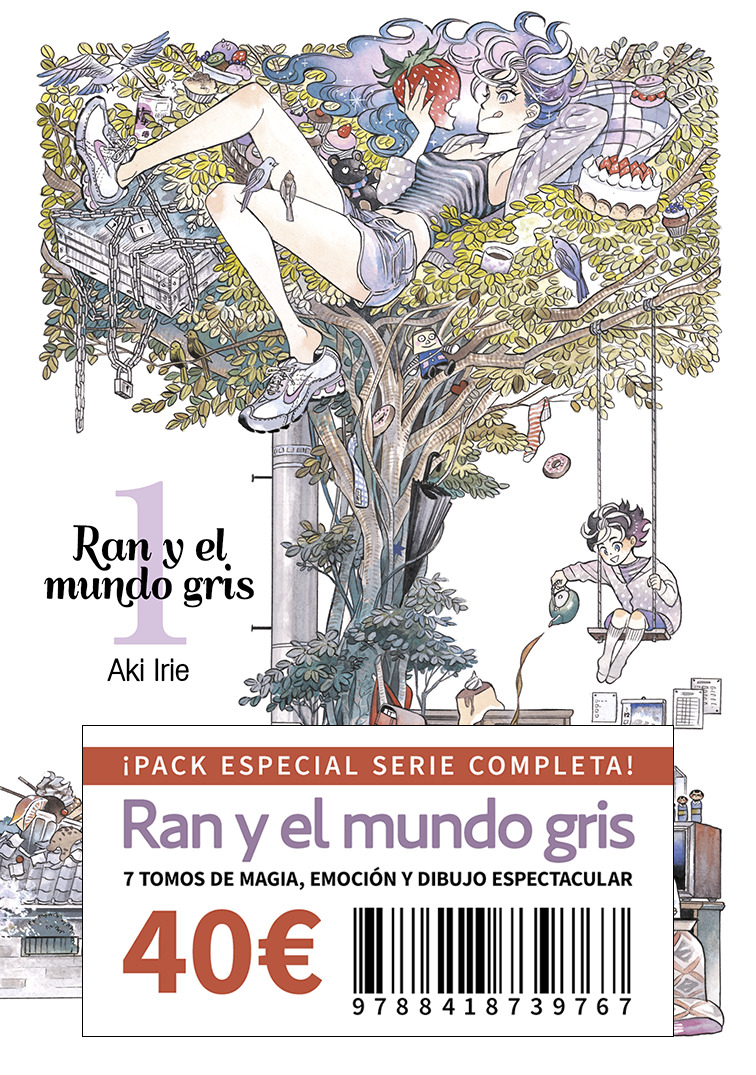 Pack Ran y el mundo gris, vol. 1-7: portada