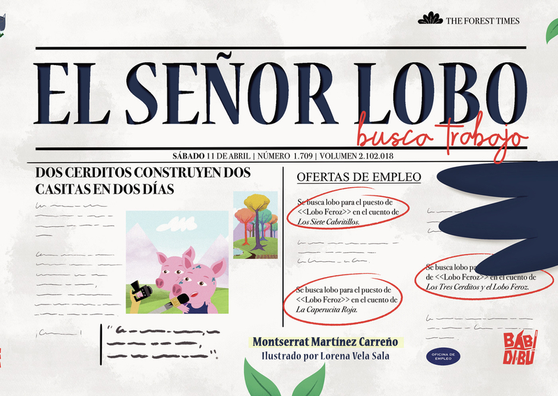 El seor Lobo busca trabajo: portada