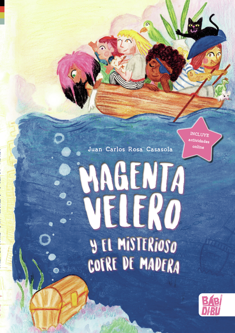 Magenta Velero y el misterioso cofre de madera: portada