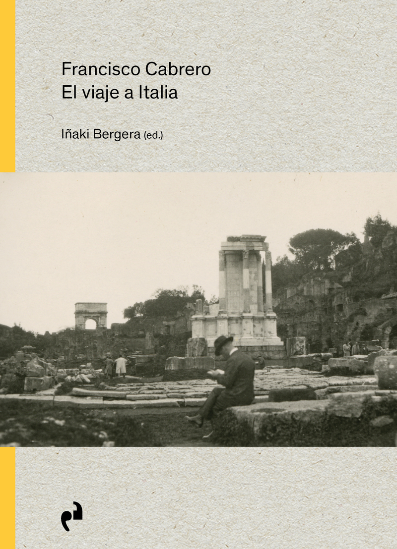 FRANCISCO CABRERO. EL VIAJE A ITALIA: portada