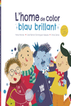 L´home de color blau brillant: portada