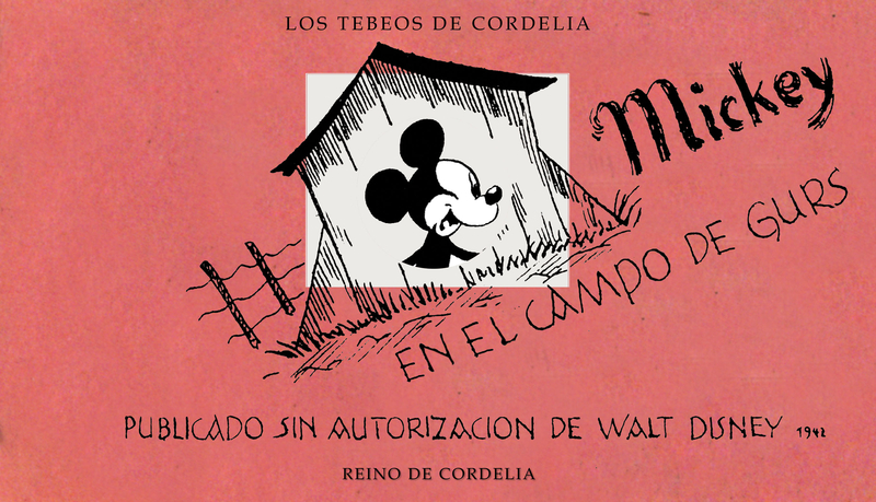 MICKEY EN EL CAMPO DE GURS: portada