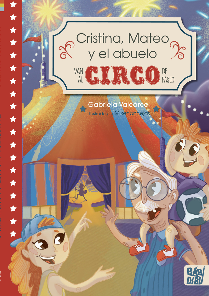 Cristina, Mateo y el abuelo van al circo de paseo: portada