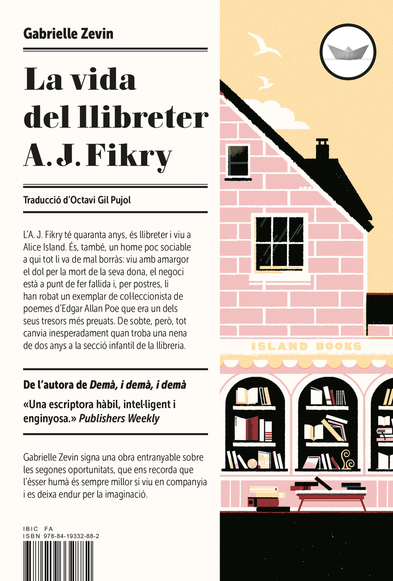 La vida del llibreter A. J. Fikry: portada